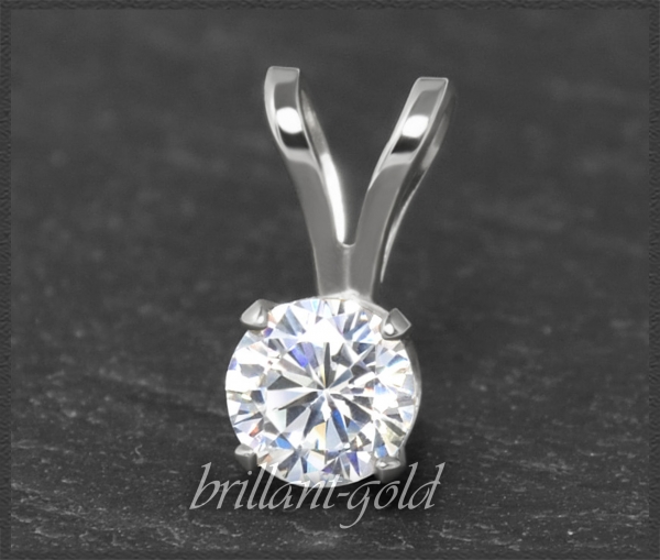 Brillant Gleiter Anhänger 585 Gold; 0,70ct River